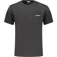Grafik-Print Baumwoll-T-Shirt mit Rundhalsausschnitt