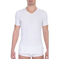 Slim-Fit Baumwoll-T-Shirt mit V-Ausschnitt