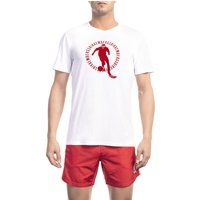 Sportliches Grafik-T-Shirt aus Baumwolle