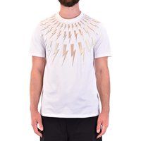 Baumwoll-T-Shirt mit Blitz-Grafik