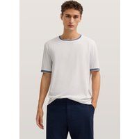 Modern Fit T-Shirt mit Streifenbesatz