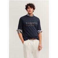 T-Shirt mit dreifachem Logo-Print