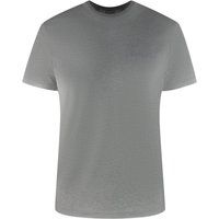 Monotones Besticktes Baumwoll-T-Shirt