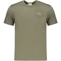 Klassisches Baumwoll-T-Shirt mit Monogramm-Logo