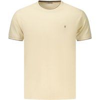 Baumwoll-T-Shirt mit Kontrastdetails