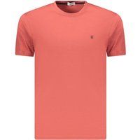 Kurzärmliges Baumwoll-T-Shirt mit Rundhalsausschnitt
