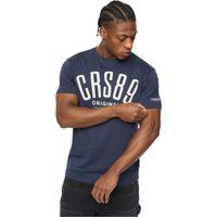 Hallfell T-Shirt mit Grafik-Puff-Print