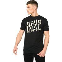 Grafik-T-Shirt mit Puff-Print
