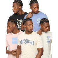 Mehrpack Grafik-T-Shirts aus Baumwolle