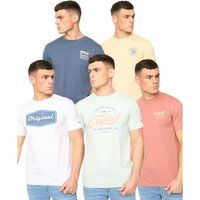 Baumwoll-Jersey-T-Shirts mit Grafikdruck