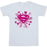 Grafik-T-Shirt mit Superman-Herz-Print