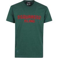Baumwoll-T-Shirt mit Milano-Grafik