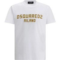 Baumwoll-T-Shirt mit Milano-Logo