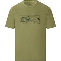T-Shirt mit Berglandschaft-Grafik