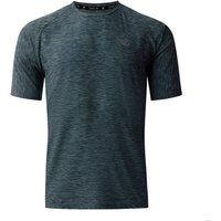 Atmungsaktives Trainingsshirt mit Melange-Optik