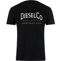 Baumwoll-T-Shirt mit Industries Grafikdruck