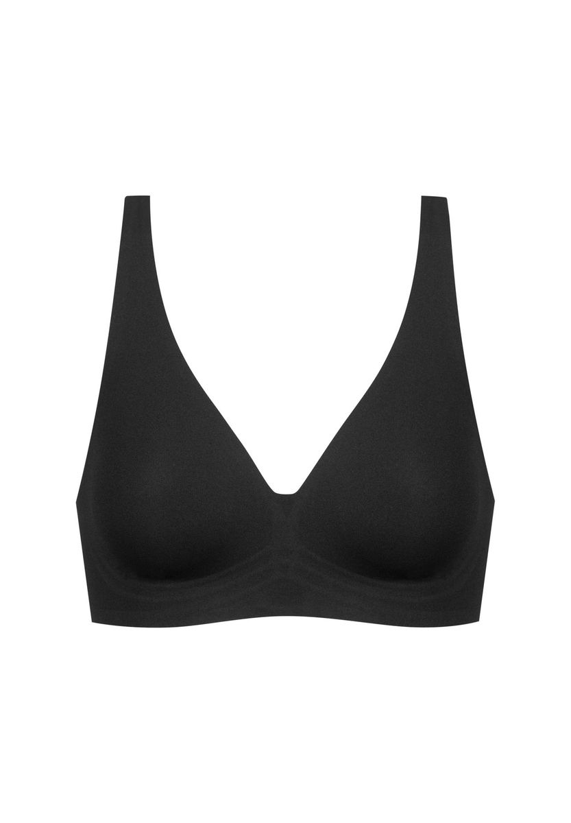 Unsichtbarer Triangel-BH mit breiten Trägern