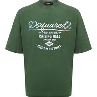 Baumwoll-T-Shirt mit urbanem Grafik-Logo