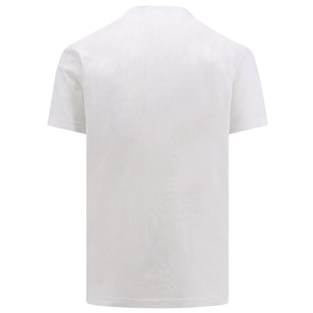Baumwoll-T-Shirt mit Icon-Stempel-Grafik