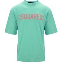 Lockeres T-Shirt mit Logo-Print