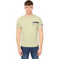 Grafik-T-Shirt aus angerauter Baumwolle