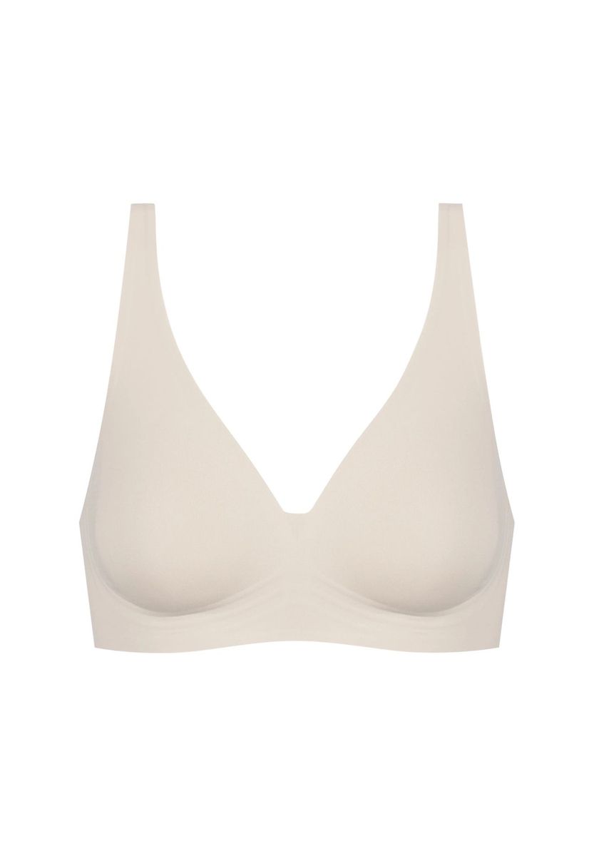 Nahtloser unsichtbarer Triangel-BH breite Träger