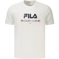 Baumwoll-T-Shirt mit Court-Club-Grafik