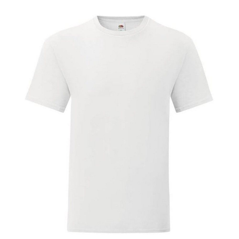 Körpernahes Baumwoll-T-Shirt mit kurzen Ärmeln