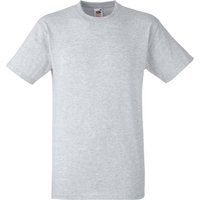 Schweres Baumwoll-T-Shirt mit Rundhalsausschnitt
