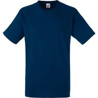 Schweres Baumwoll-T-Shirt mit Rundhalsausschnitt