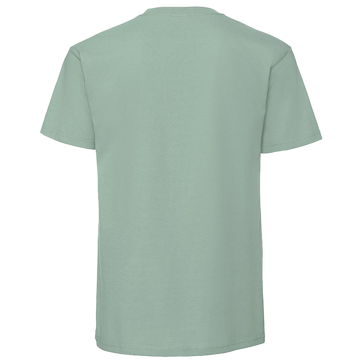 Schweres Baumwoll-T-Shirt mit Rundhalsausschnitt