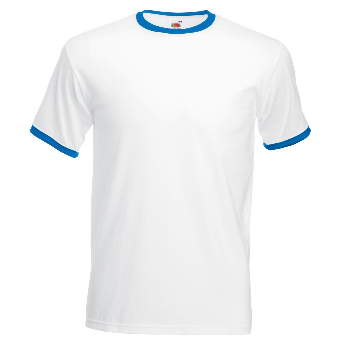 Ringer-T-Shirt mit Kontrastbündchen