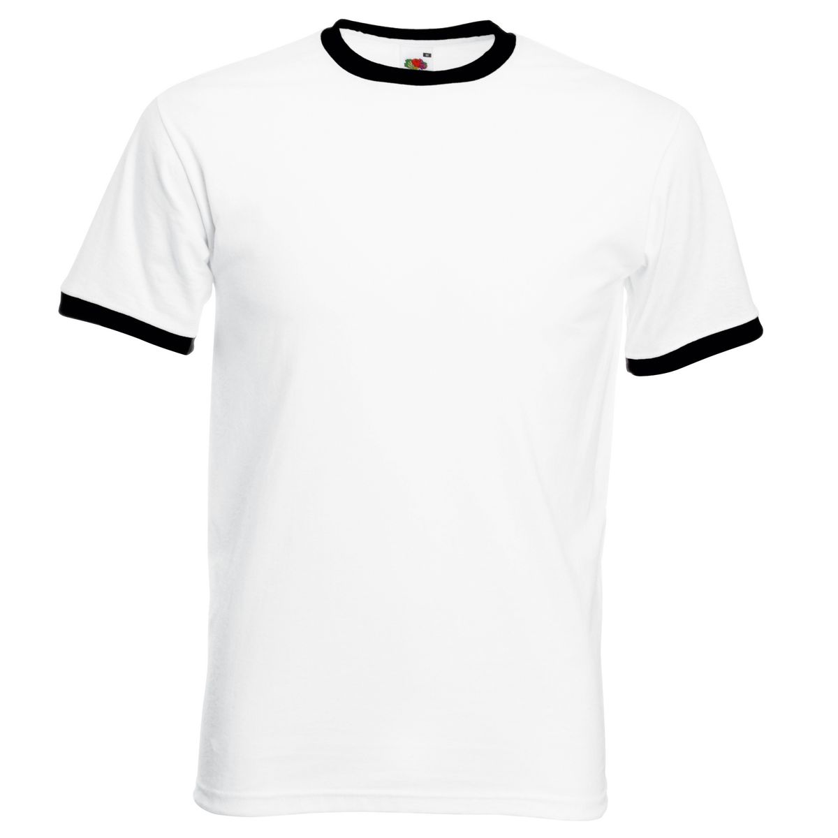 Klassisches Ringer-T-Shirt mit Kontrastdetails