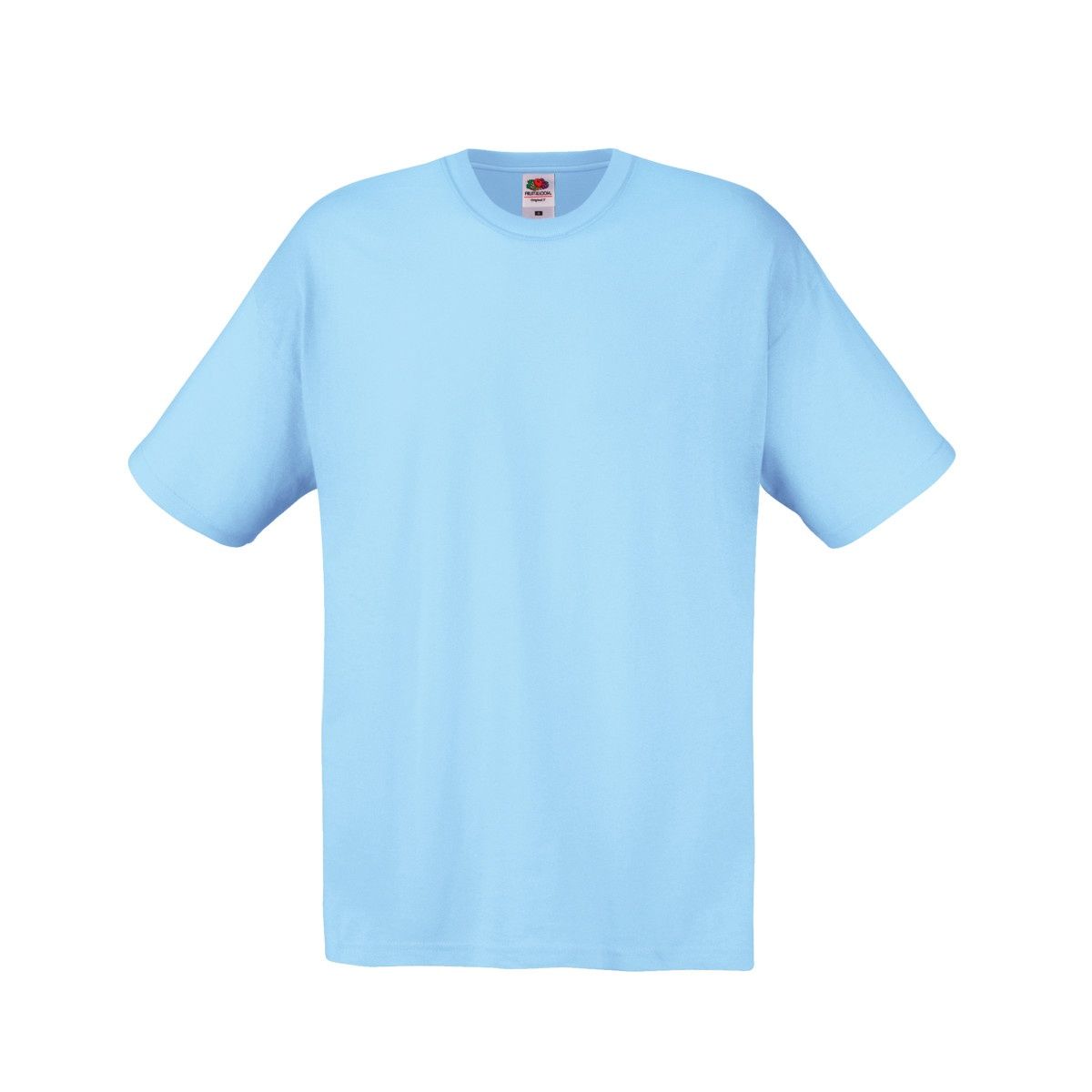 Klassisches Baumwoll-T-Shirt mit Rundhals