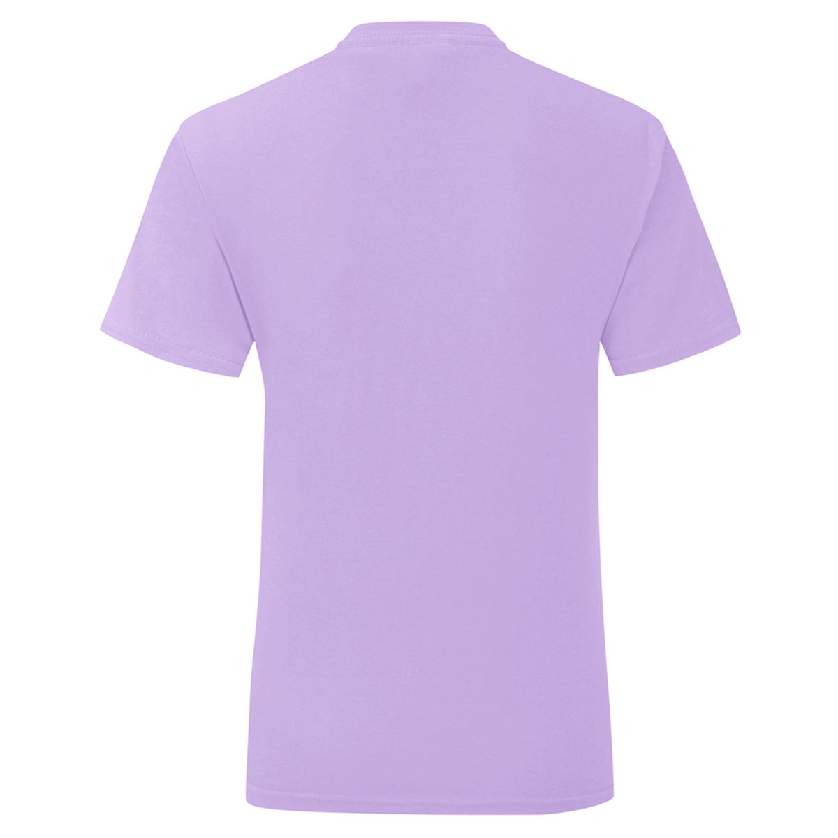 Schmal geschnittenes Ringgarn-Rundhalsshirt