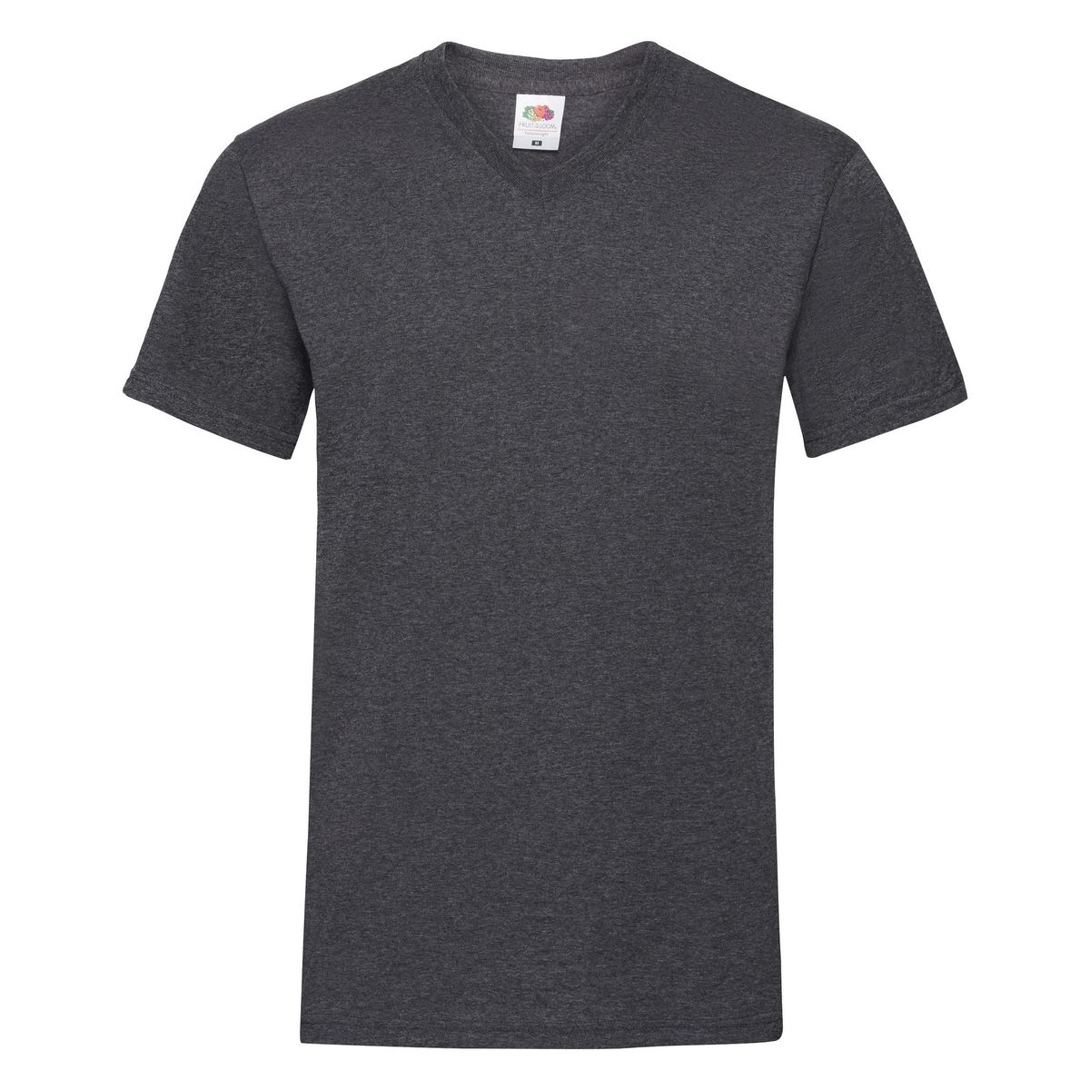 Klassisches Jersey-T-Shirt mit V-Ausschnitt