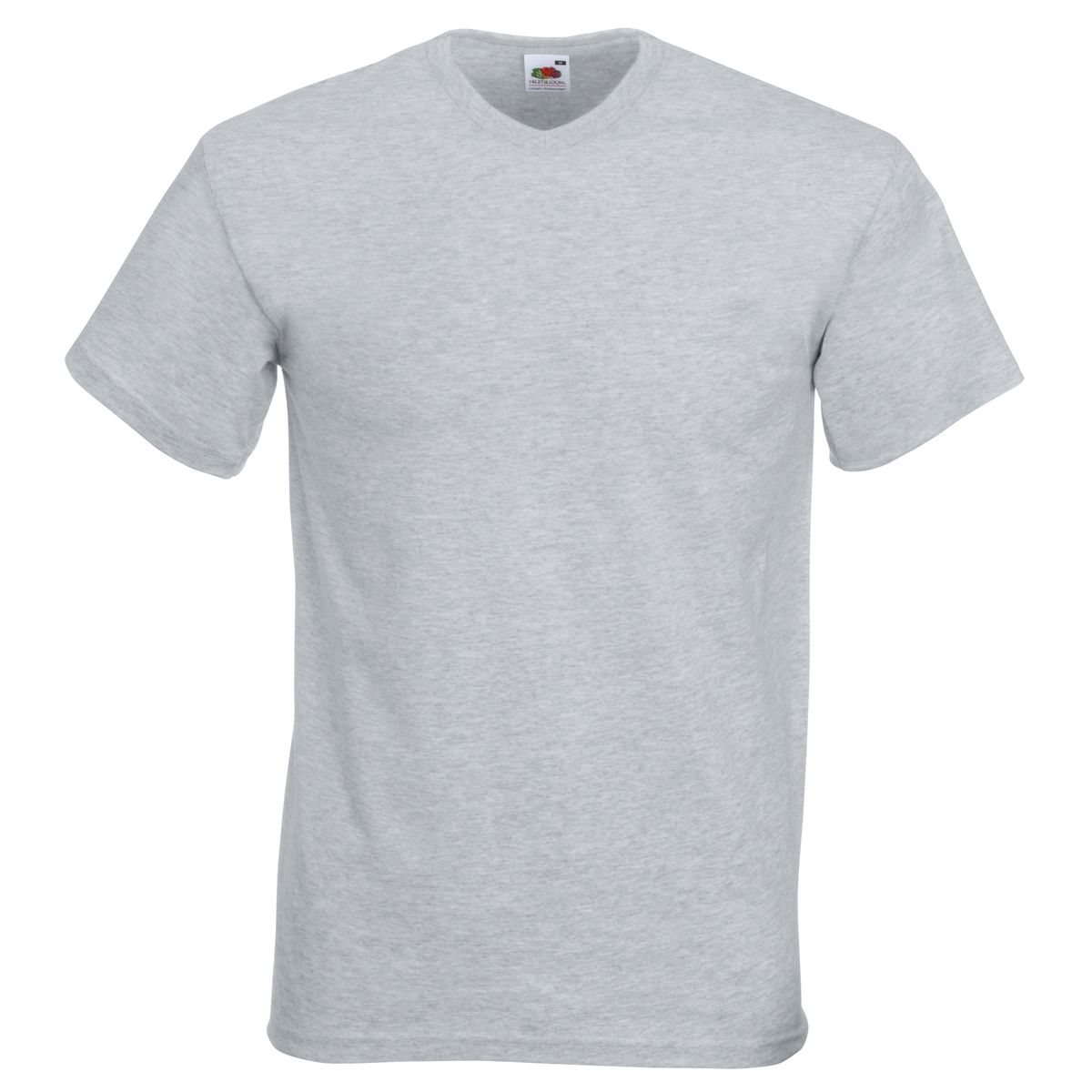Klassisches V-Ausschnitt Baumwoll-T-Shirt