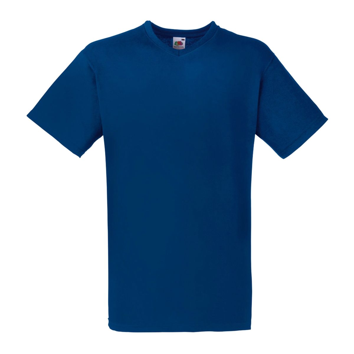 Klassisches Baumwoll-T-Shirt mit V-Ausschnitt