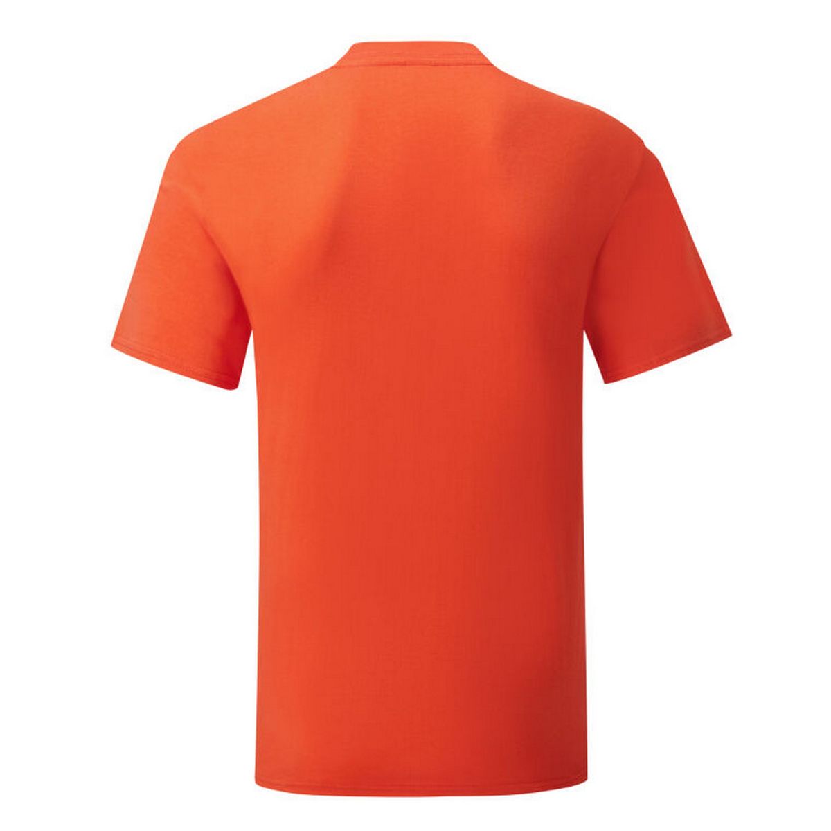 Körpernahes Baumwoll-T-Shirt mit Rundhalsausschnitt