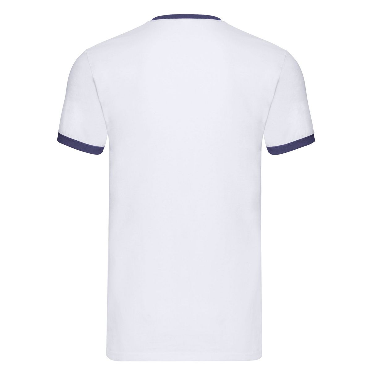 Klassisches Kontrast-Ringer-T-Shirt