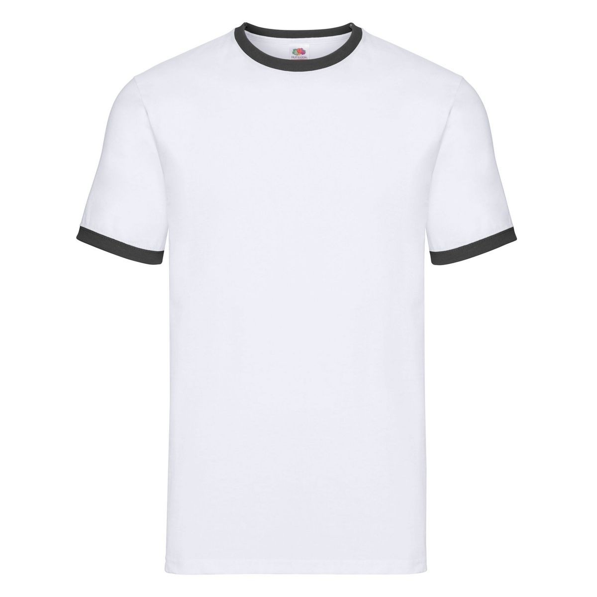 Klassisches Ringer-T-Shirt mit Kontrastdetails