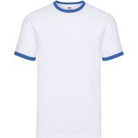 Klassisches Ringer-T-Shirt mit Kontrast