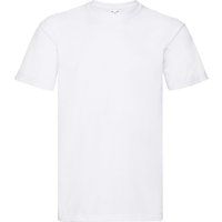 Schweres Baumwoll-T-Shirt mit Rundhalsausschnitt