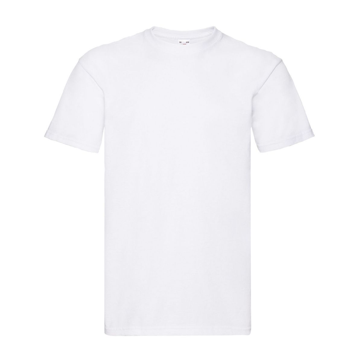 Schweres Baumwoll-T-Shirt mit Rundhalsausschnitt
