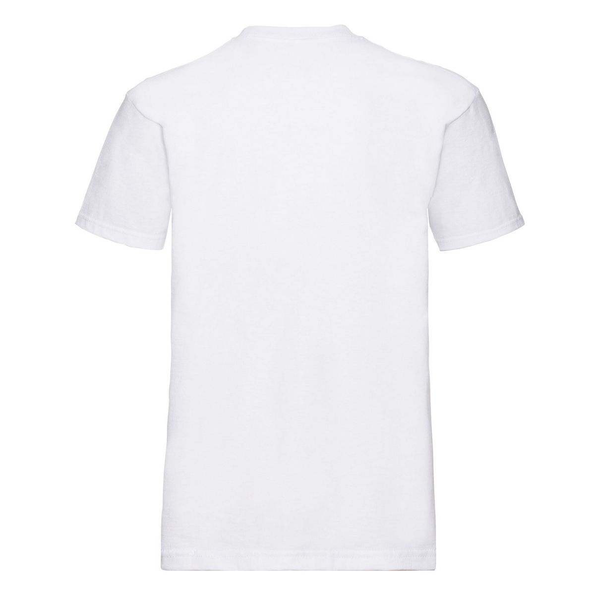 Schweres Baumwoll-T-Shirt mit Rundhalsausschnitt