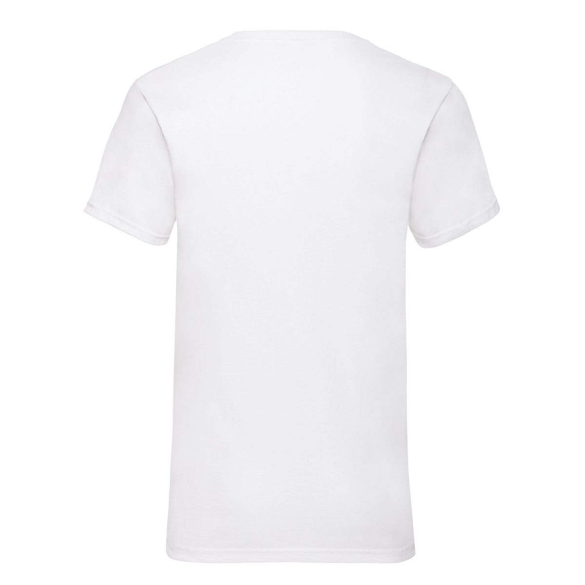 Klassisches V-Ausschnitt T-Shirt aus Baumwolle
