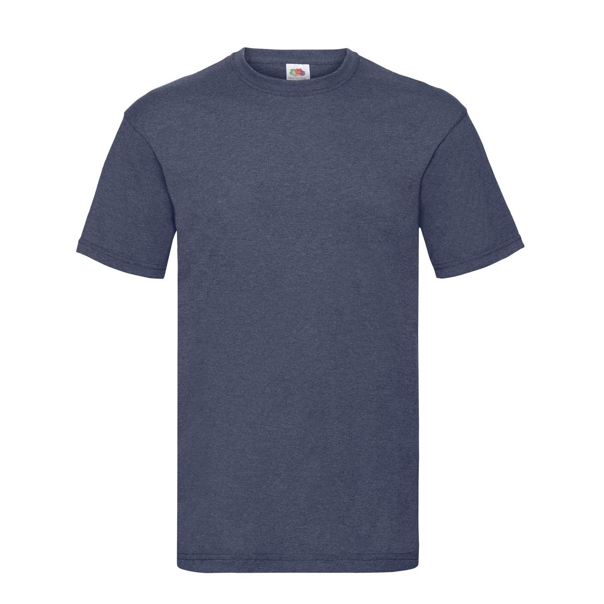 Klassisches Crewneck-T-Shirt in Melange-Optik