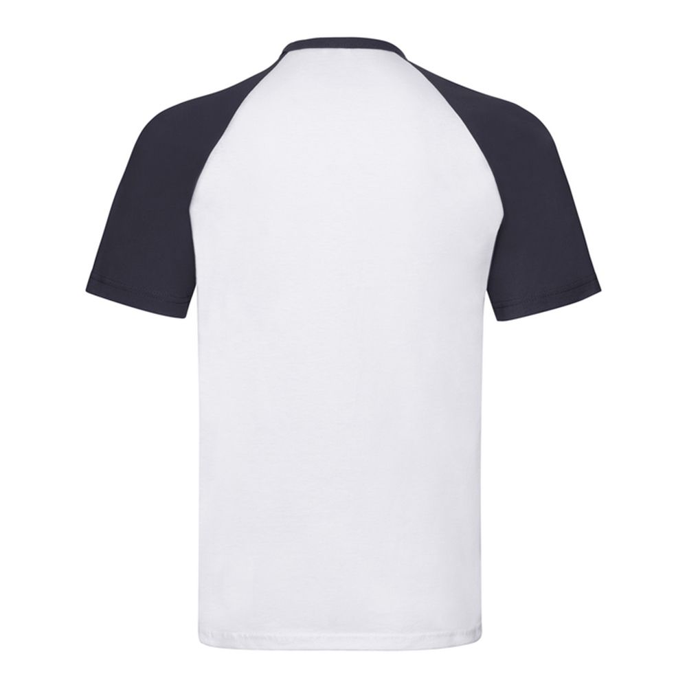 Kurzärmliges Raglan-Top mit Kontrast