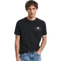 T-Shirt mit gesticktem Wappen-Motiv