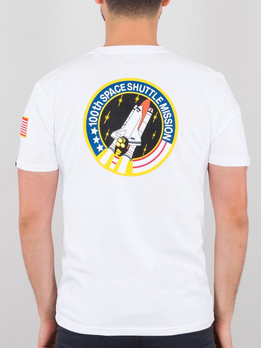 NASA-Patch und Grafik-T-Shirt